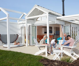 Which Haven Holiday Parks have Beach Houses?